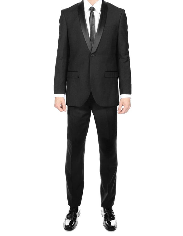 Slim Black Shawl Tuxedo