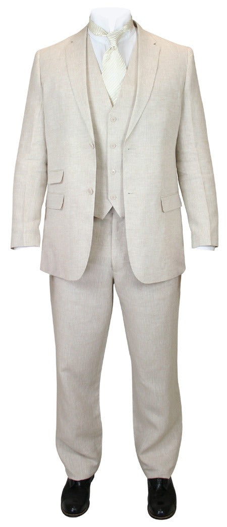 Riverdale Linen Suit - Natural