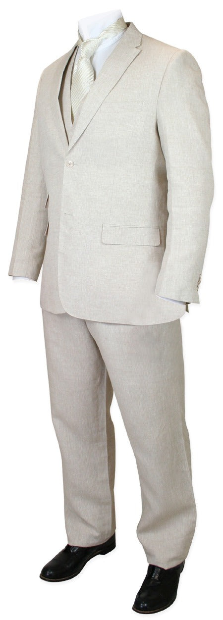 Riverdale Linen Suit - Natural