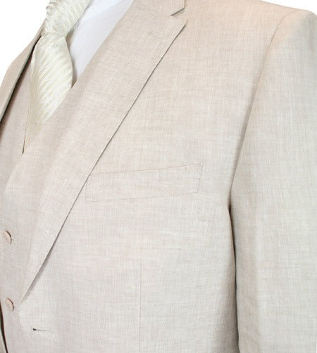 Riverdale Linen Suit - Natural