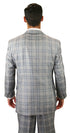 Garrett Plaid Suit - Gray