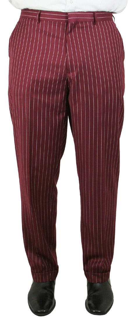 Bullock Suit - Burgundy Stripe