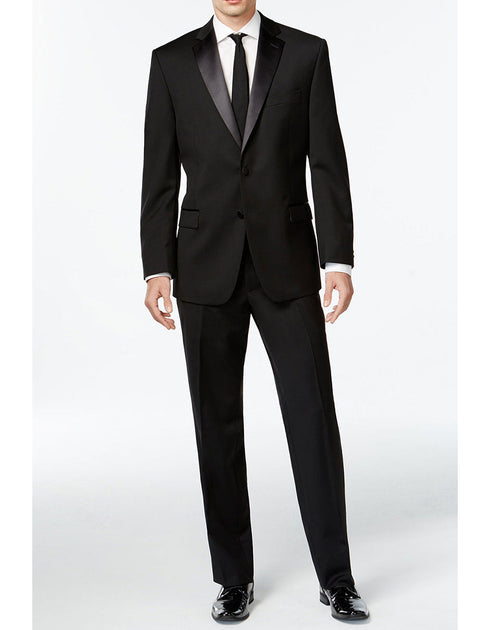 Savoy Black Notch Tuxedo - Mens Slim Fitted Tuxedo