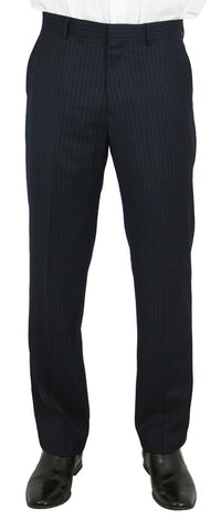 Luciano Pinstripe Suit - Navy