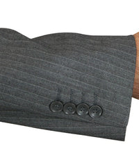Luciano Pinstripe Suit - Gray