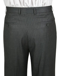Luciano Pinstripe Suit - Gray