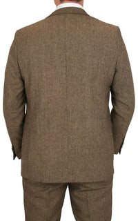 Stinson Tweed Suit - Brown Herringbone