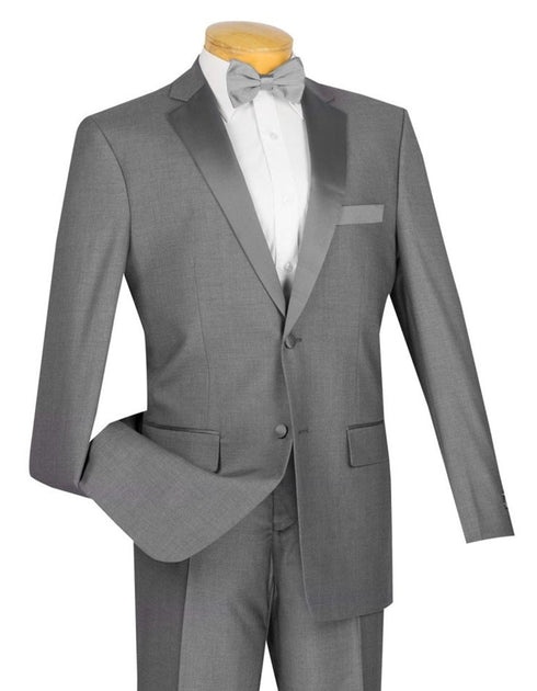 Grey Classic Notch Tuxedo