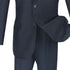 Navy Slim Fit Men's 2 Piece Business Suit 2 Button