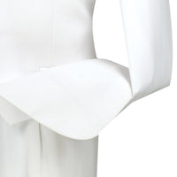 (38R) Regular Fit 3 Piece White Suit