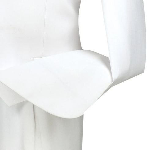 (38R) Regular Fit 3 Piece White Suit
