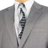 Monte Carlo Collection - Regular Fit 2 Piece 2 Button Textured Weave In Gray