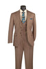 Men's Toast Windowpane Three Piece Suit