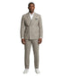 Men's Khaki Pinstripe Double Breasted Suit