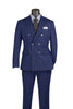 Men's Navy Double Breasted Suit