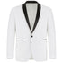 Off White 2 Piece Tuxedo Shawl Lapel Slim Fit