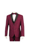 Boys' Burgundy 4-Piece Tuxedo Set
