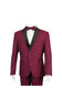 Boys' Burgundy 4-Piece Tuxedo Set