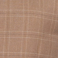 Men's Toast Windowpane Three Piece Suit
