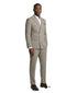 Men's Khaki Pinstripe Double Breasted Suit