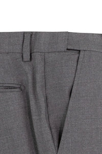 Men's Charcoal Adjustable Waist Two Piece Suit