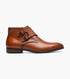 KAIUS Plain Toe Double Monk Strap Boot