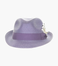 BELMONT FEDORA Poly Braid Pinch Front Hat