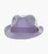 BELMONT FEDORA Poly Braid Pinch Front Hat