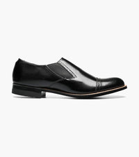Stacy Adams MADISON Cap Toe Slip On Black by Stacy Adams Shoes