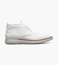 EASTMONT Plain Toe Elastic Lace Chukka Boot