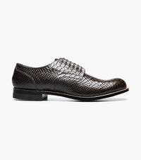 Stacy Adams MADISON Anaconda Plain Toe Oxford Brown by Stacy Adams Shoes