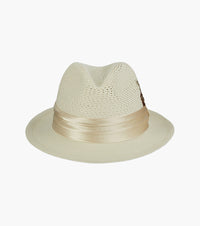 DUBLIN FEDORA Poly Braided Pinch Front Hat