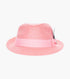 BELMONT FEDORA Poly Braid Pinch Front Hat