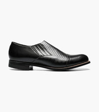 Stacy Adams MADISON Cap Toe Slip On Black by Stacy Adams Shoes