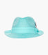 BELMONT FEDORA Poly Braid Pinch Front Hat