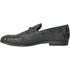 Bravo Mens Modern Glitter Sequin Prom Tuxedo Loafer in Black - Men's Dress Shoes
