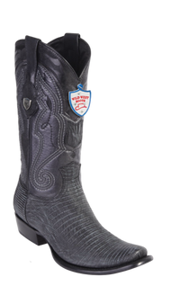 Wild West Botas de Armadillo Horma Dubai Toe Sand Gray