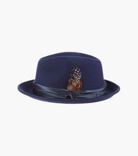 ASH FEDORA Crushable Wool Felt Pinch Front Hat