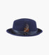 ASH FEDORA Crushable Wool Felt Pinch Front Hat