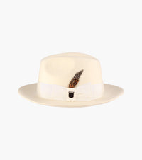 AUGUST FEDORA Wool Felt Pinch Front Hat
