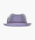 BELMONT FEDORA Poly Braid Pinch Front Hat