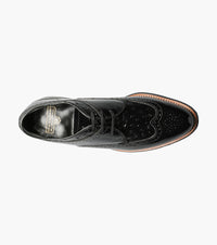 Stacy Adams DAYTON Ostrich Wingtip Oxford Black by Stacy Adams Shoes