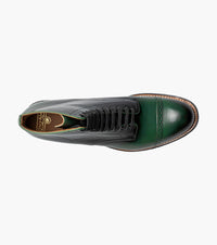 Stacy Adams MADISON Cap Toe Lace Up Boot Green by Stacy Adams Shoes