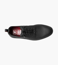 SYNCHRO Plain Toe Elastic Lace Up
