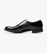 Stacy Adams MADISON Cap Toe Slip On Black by Stacy Adams Shoes
