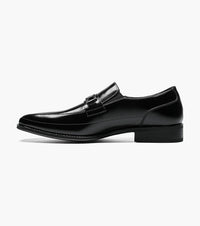 Stacy Adams WAKEFIELD Bike Toe Bit Slip On Black by Stacy Adams Shoes