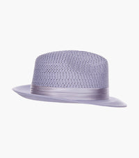 DUBLIN FEDORA Poly Braided Pinch Front Hat