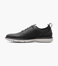 SYNCHRO Plain Toe Elastic Lace Up