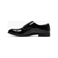 Stacy Adams Concorde II Cap Toe Oxford Tuxedo Shoes Black Patent 25721-004