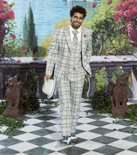 ROCHE 3 Piece Vested Suit